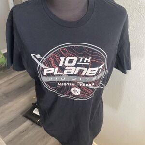 Onnit 10th Planet Jiu Jutsu Austin Texas Men Tshirt Size M Black